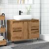 vidaXL Badschrank Artisan-Eiche 80x33x60 cm Holzwerkstoff 857233 Bild 3