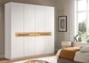 Xonox Stanga Kleiderschrank , Weiß, 200x201x55 cm Bild 5