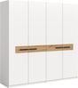 Xonox Stanga Kleiderschrank , Weiß, 200x201x55 cm Bild 1