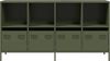 vidaXL Sideboard Olivgrün 135x39x73,5 cm Kaltgewalzter Stahl 3307165 Bild 5
