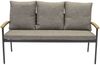 Loungesofa Phoenix 3-Sitzer 160cm Gartensofa mit Polster Teak Rope Anthrazit Bild 4