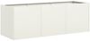 vidaXL Pflanzkübel Weiß 120x40x40 cm Kaltgewalzter Stahl 860676 Bild 2
