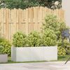 vidaXL Pflanzkübel Weiß 120x40x40 cm Kaltgewalzter Stahl 860676 Bild 3