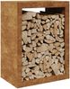 vidaXL Brennholzregal 60x40x80 cm Wetterfester Stahl 851002 Bild 3