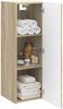vidaXL Wandmontierter Badezimmerschrank Sonoma-Eiche 33 x 34,5 x 60 cm 890534 Bild 3