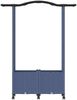 vidaXL Hochbeet mit Rankgitter und Dach Grau 125 x 40 x 144 cm PP 3423015 Bild 4