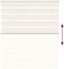 vidaXL Doppelrollo Marmorbeige 125x150cm Stoffbreite 120,9 cm Polyester 4014656 Bild 5