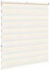 vidaXL Doppelrollo Marmorbeige 125x150cm Stoffbreite 120,9 cm Polyester 4014656 Bild 4