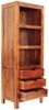 Bücherregal Amba 65x180x45 aus indischem Sheesham-Massivholz Bild 3