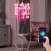 RGB LED Hängeleuchte, rosa-pink, App- und Sprachsteuerung, 32 cm Bild 2