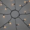 LED Baummantel Lichterkette - 8 Stränge á 30 bernsteinfarbene LED - Timer - L: 2,4m - außen Bild 3