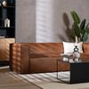 Bronx71 Ledersofa Memphis 3-Sitzer cognac Bild 4