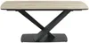 Vente-unique - MALATA Esstisch GlasKeramik SchwarzWeiß - B 90 cm x H 76 cm x L 220 cm180 cm260 cm Bild 2