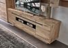 Wohnwand >Bellano< in Viking Oak Dekor, MDF, Spannplatte - 309x185x44cm (BxHxT) Bild 2