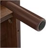 TV-Schrank 180x35x44 cm, dunkle Holzoptik mit Rattantüren, 4 Schubladen und Kabelmanagement,Braun Bild 5