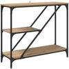 vidaXL Konsolentisch Artisan-Eiche 88,5 x 30 x 75 cm Holzwerkstoff 882800 Bild 2