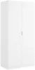 Vente-unique - LISTOWEL Wardrobe and walk-in wardrobe Holz, Platte Weiß - B 52 cm x H 184 cm x L 81 cm Bild 1