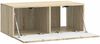 vidaXL Wandmontierter TV-Schrank Sonoma-Eiche 78,5 x 41 x 30 cm 898517 Bild 4