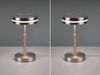 2-er Set kleine LED Tischleuchten rund, Silber, Höhe 25cm Bild 3