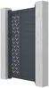 Vente-unique - GREGOR Side gate Metall Grau - B 4,6 cm x H 176 cm x L 100 cm Bild 4
