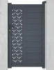 Vente-unique - GREGOR Side gate Metall Grau - B 4,6 cm x H 176 cm x L 100 cm Bild 2