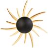 Fischer & Honsel 30545 LED Wandleuchte Sol sandschwarz blattgoldfarben 2700K Bild 2