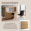 byLIVING Sekretär Montana, platzsparende Arbeitslösung mit viel Stauraum, Breite 120 cm Bild 4