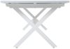 Gartenesstisch Hillmond, aus Aluminium und HPL, modern rechteckig, weiß, ausziehbar für 10–12 Personen Bild 2