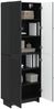 vidaXL Schrankset 2 pcs Schwarz 66 x 34,5 x 90 cm Holzwerkstoff 3416359 Bild 2