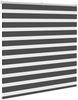 vidaXL Doppelrollo Schwarz 145x150 cm Stoffbreite 140,9 cm Polyester 4014244 Bild 3