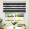 vidaXL Doppelrollo Schwarz 145x150 cm Stoffbreite 140,9 cm Polyester 4014244 Bild 2
