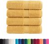 vidaXL Premium-Waschtücher SOLUND 4 Stk. Gold 30x30 cm 600 g/m² 137276 Bild 2