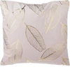 Kissen 2er Set Pflanzenmuster FREESIA Samtstoff 45 x 45 cm Rosa Bild 4