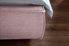 KAWOLA Bett CARLO Polsterbett Stoff rosa 140x200cm Bild 4