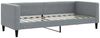 vidaXL Tagesbett mit Matratze Hellgrau 80x200 cm Stoff 3196555 Bild 3