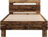 vidaXL Bettrahmen mit LED Altholz 100 x 200 cm Holzwerkstoff 863637 Bild 5