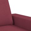 vidaXL 2-tlg. Sofagarnitur Weinrot Stoff 3201888 Bild 5