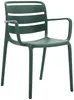 Vente-unique - MOAH Garden dining set Plastik Grün - B 56,5 cm x H 81 cm x L 60 cm Bild 3