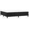 Boxspringbett Schwarz 200x200 cm Samt [3120792] Bild 3