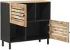 vidaXL Stauraumschränke Braun 80 x 33,5 x 75 cm Massivholz Mango 4018871 Bild 3