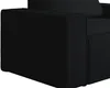 Vente-unique - AMELIA Sessel SamtStoff Schwarz - B 86 cm x H 85 cm x L 120 cm Bild 4