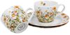 DUO FLORAL 2er-Set Espressotassen 90 ml WILD BIRD mit Untertassen, New Bone China Porzellan Bild 3