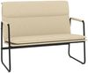 vidaXL Sitzbank Creme 100x64x80 cm Stoff 351357 Bild 2