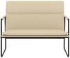 vidaXL Sitzbank Creme 100x64x80 cm Stoff 351357 Bild 3