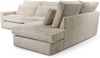 AX LIVING Sofa creme Celleri Mini kleine Eckcouch modernes Design 280R Bild 4