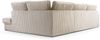 AX LIVING Sofa creme Celleri Mini kleine Eckcouch modernes Design 280R Bild 5