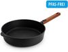 WOLL Schmorpfanne Eco Logic QXR Guss-Hochrandpfanne, Aluminiumguss (1-tlg), PFAS-freie Diamond-QXR - Beschichtung Bild 5