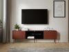 TV-Lowboard Rafael 200 EF (Farbe: Brick Red Sphera) Bild 2