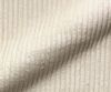 Ecksofa Lanzo 230x155 cm Cord Beige Recamiere variabel mit Hocker Bild 3