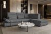 Couch Ares L Form in Stoff - Strukturstoff - anthrazit - Rechts Bild 2